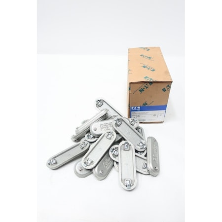 Crouse-Hinds OBROUND BOX OF 20 COVER FOR FORM 7 BODY CONDUIT PARTS AND ACCESSORY, 20PK 270F